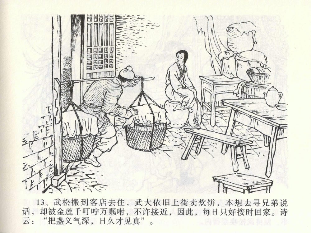 《《金瓶梅全传 ▪ 茶坊戏金莲》02  兰陵笑笑声 中国文苑出版社》连环画第15页